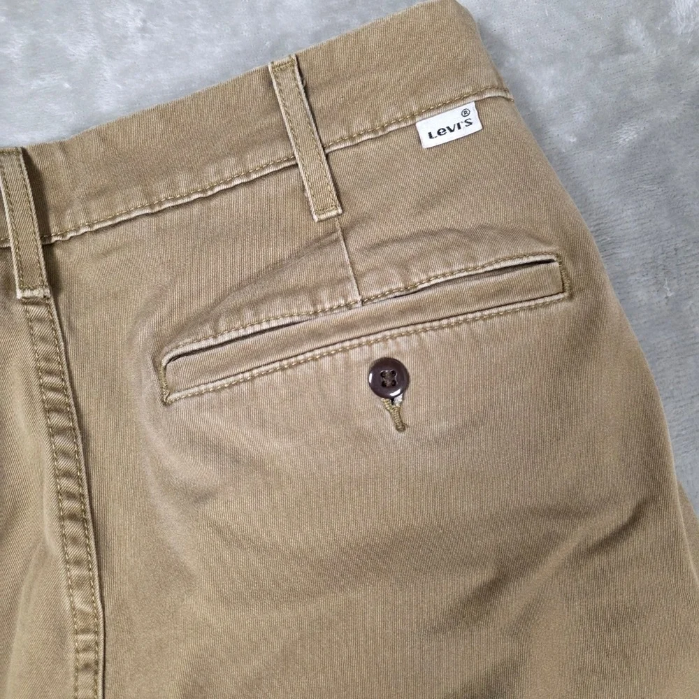 Levi's Chino Trousers Mens 32x36 Tan‎ Fair Slim Fit Cotton Stretch 24888-0011